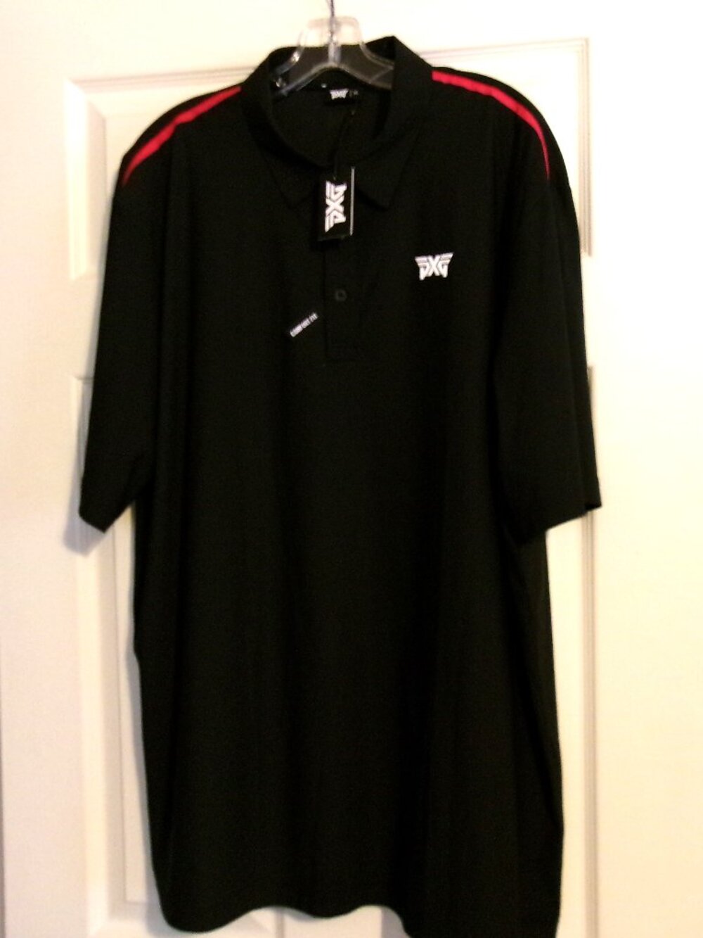 NWT PXG Wave Polo - Red Dash Comfort Fit  Size XL